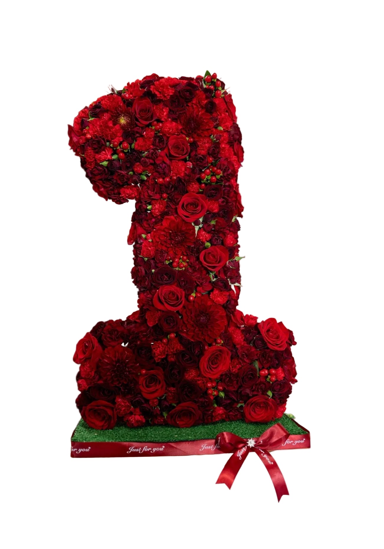 Standing Number/Letter Floral arrangement