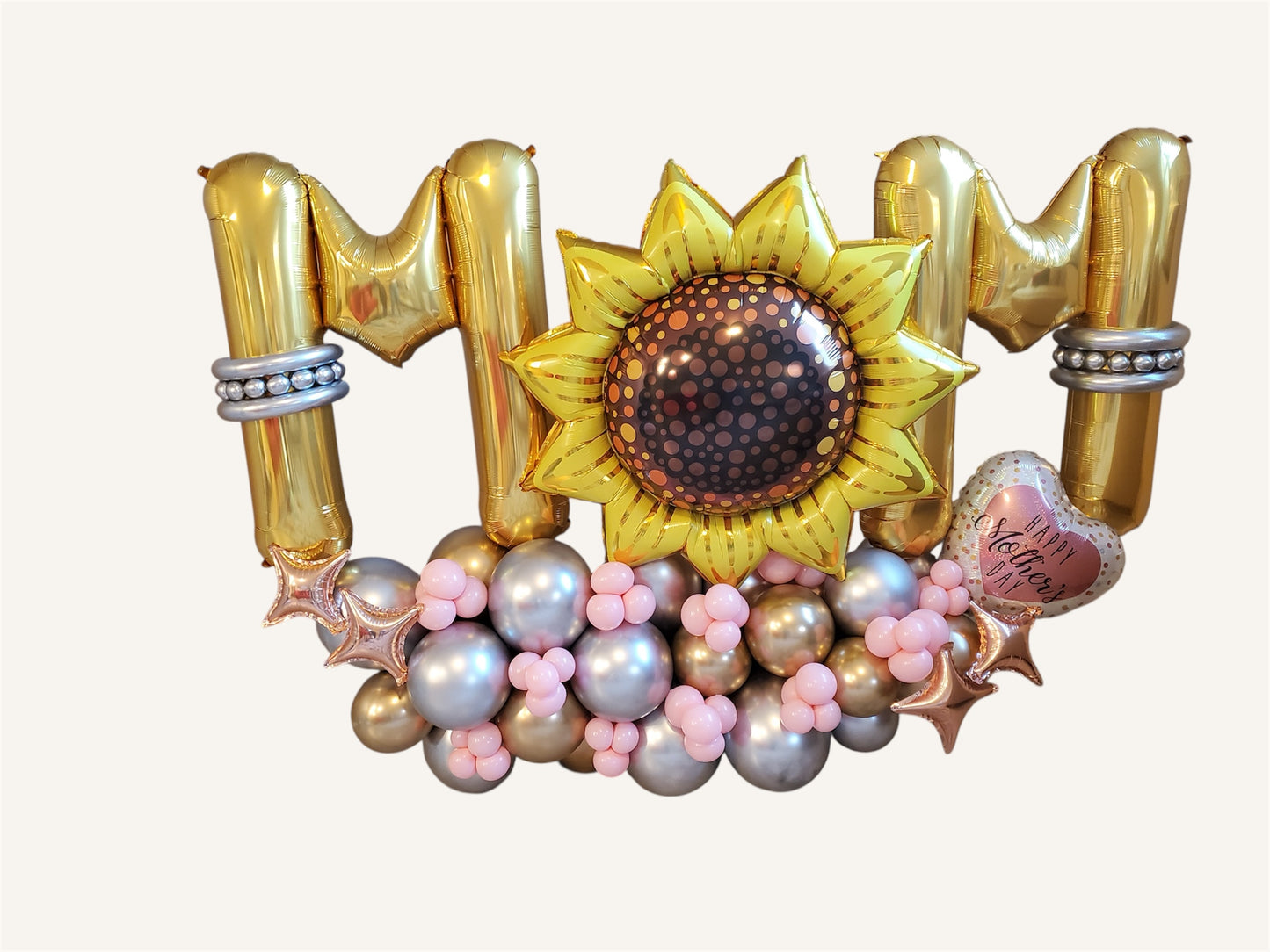 Sunflower MOM Balloon Arrangement