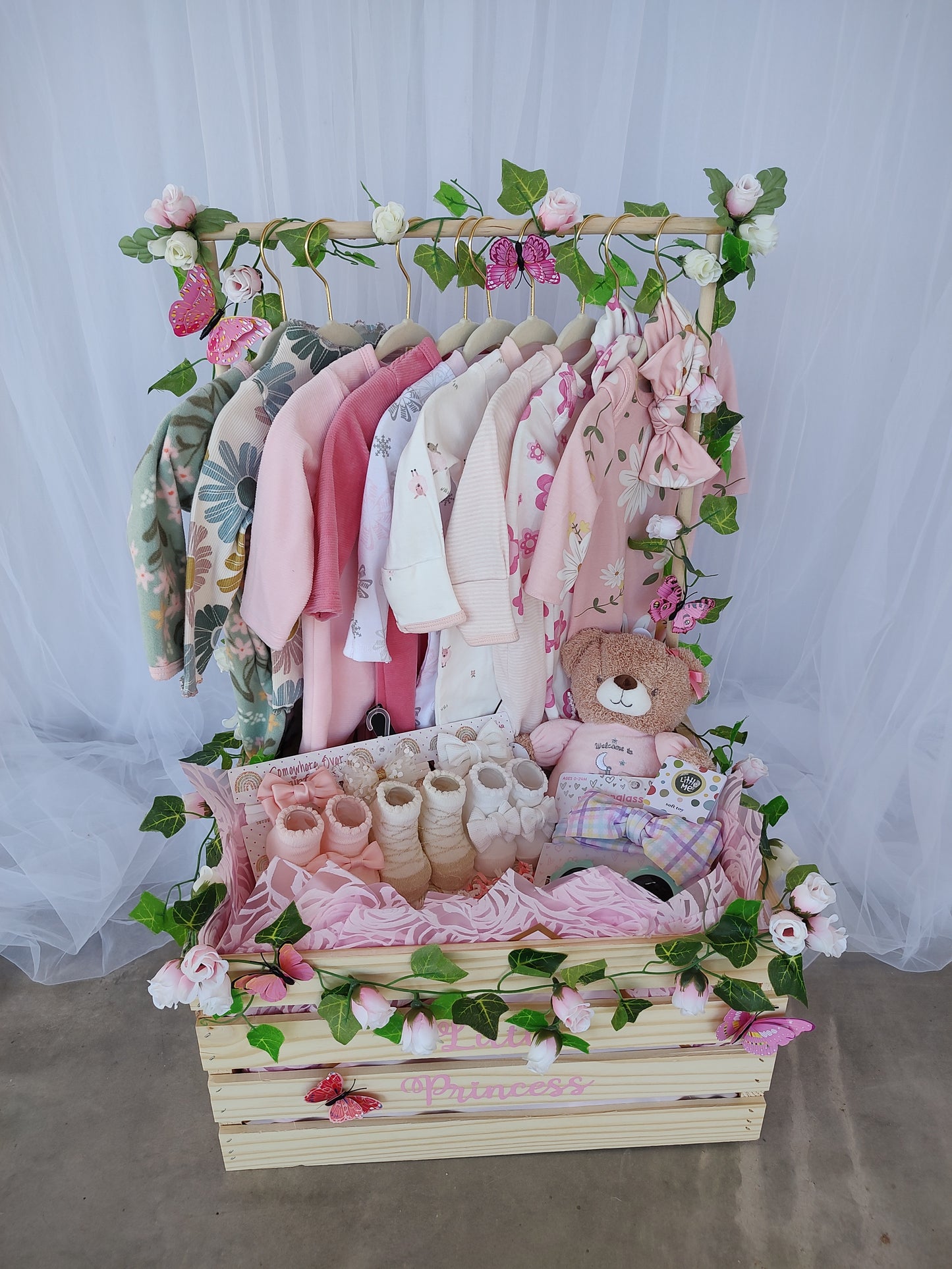 Wooden Crate Baby Gift