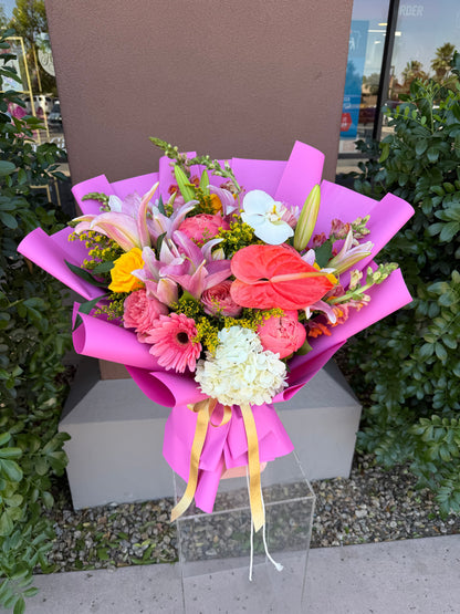 Designer's Choice Hand Wrapped Bouquet (NO VASE)