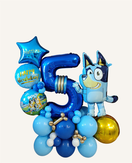 Bluey Balloon Arrangement