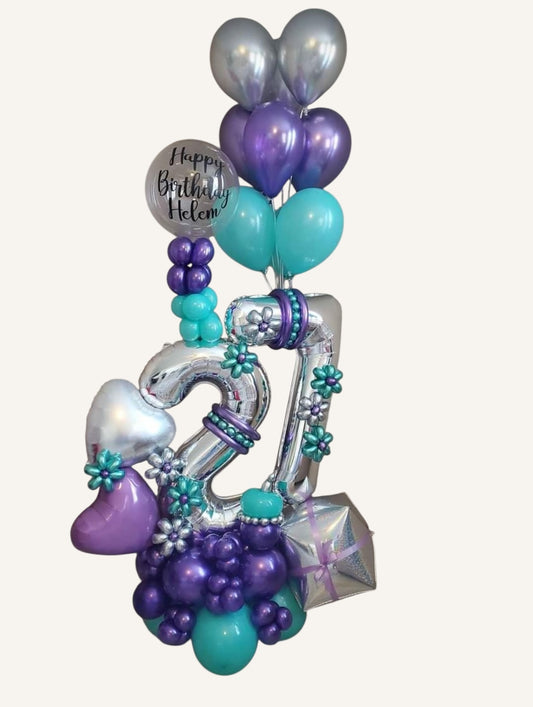 Flowers Blooming Balloon Bouquet