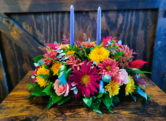Enchanted Autumn centerpiece