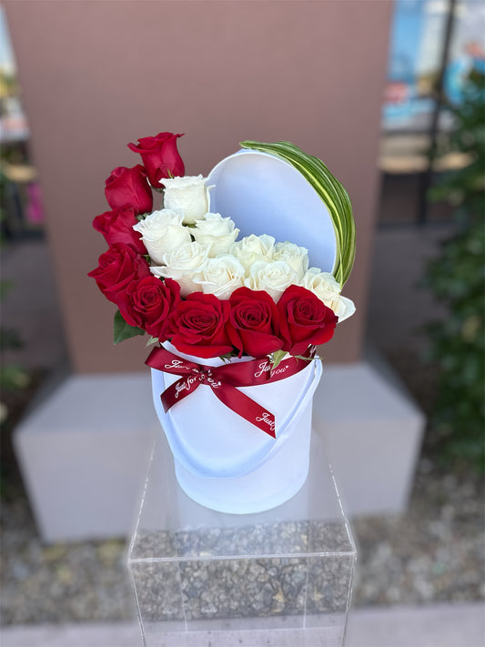 XOXO Floral Box Arrangement