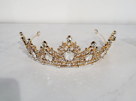 Large Clear Rhinestone Crown