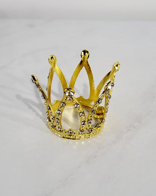 Mini Rhinestone Crown
