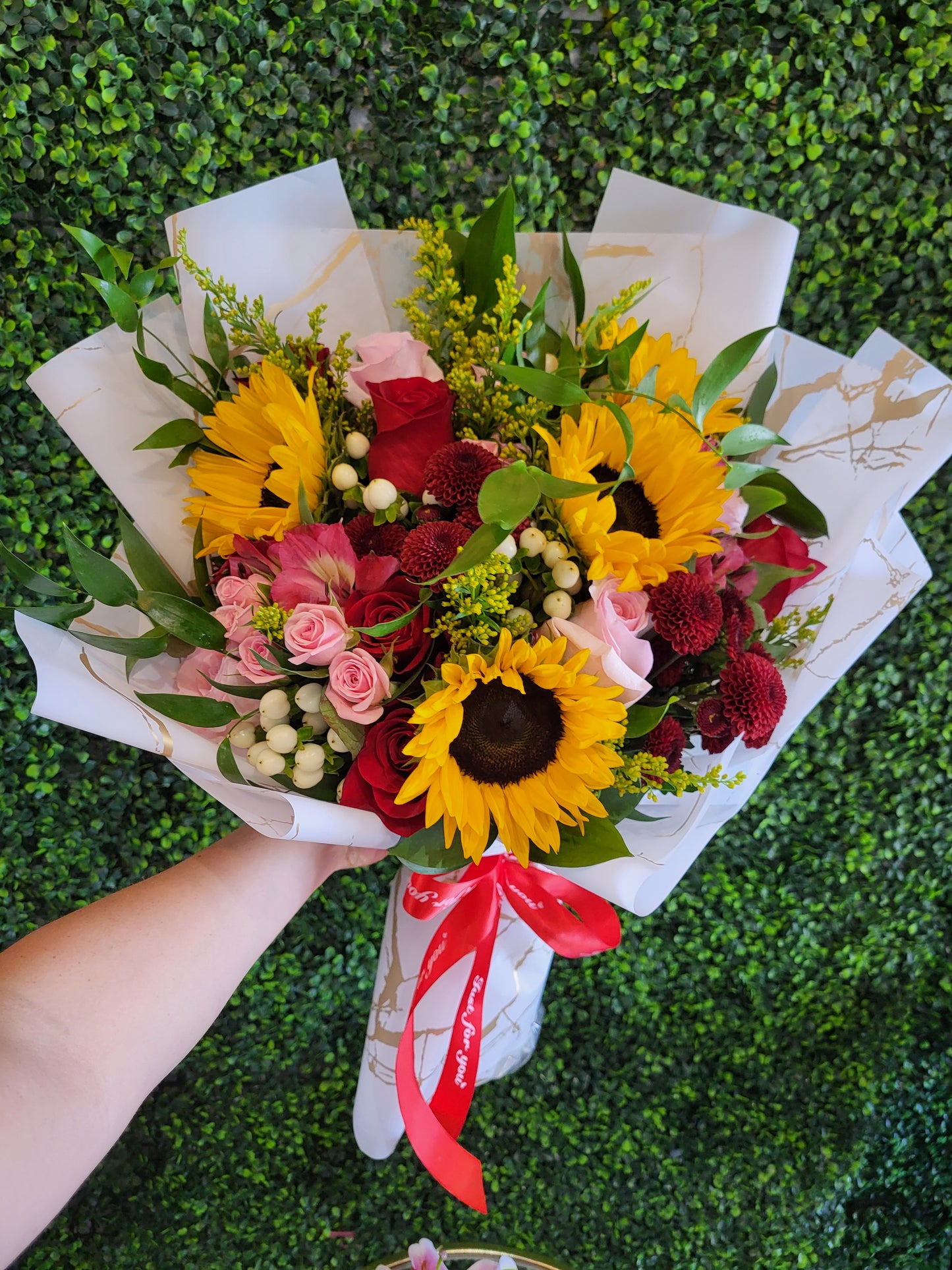 Designer's Choice Hand Wrapped Bouquet